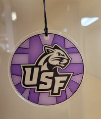 Spirit Stained Glass Sun Catcher Christmas Ornament