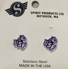 Spirit NEW Athletic Logo Stud Earrings