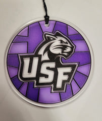 Spirit Stained Glass Sun Catcher Christmas Ornament