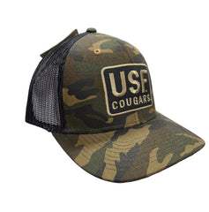 MV Sport The Game Camo Trucker Snapback Cap