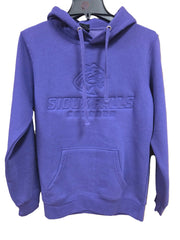 Clearance - J. America Embossed Purple Sweatshirt
