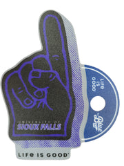 Blue 84 Life is Good Foam Finger Sticker