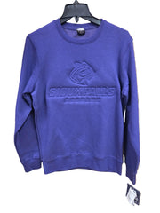 Clearance - J. America Embossed Purple Sweatshirt