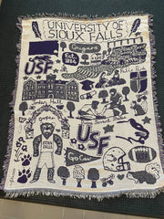 Varsity Line Julia Gash Tapestry Blanket