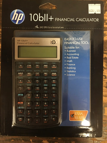 HP 10bII+ Financial Calculator