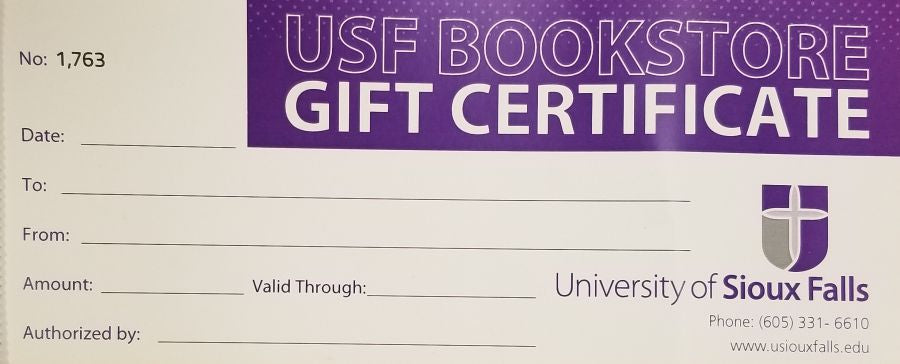 Cougar Central Gift Certificate - On Campus Only
