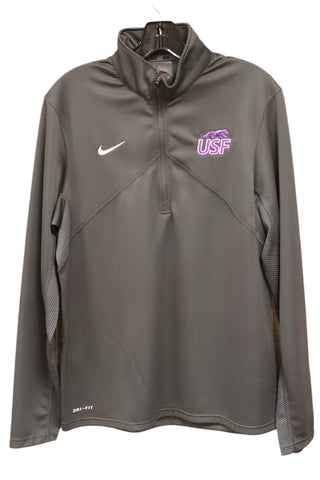 Clearance - Nike DriFIT Training Quarter Zip Cougar Logo